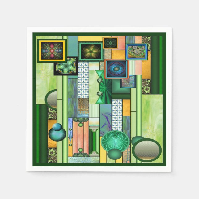 Gallery Cocktail Napkin Pappersservett (Framsidan)