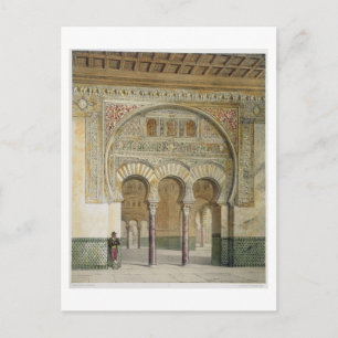 Gallery of the Court of Lejon vid Alhambra, Vykort