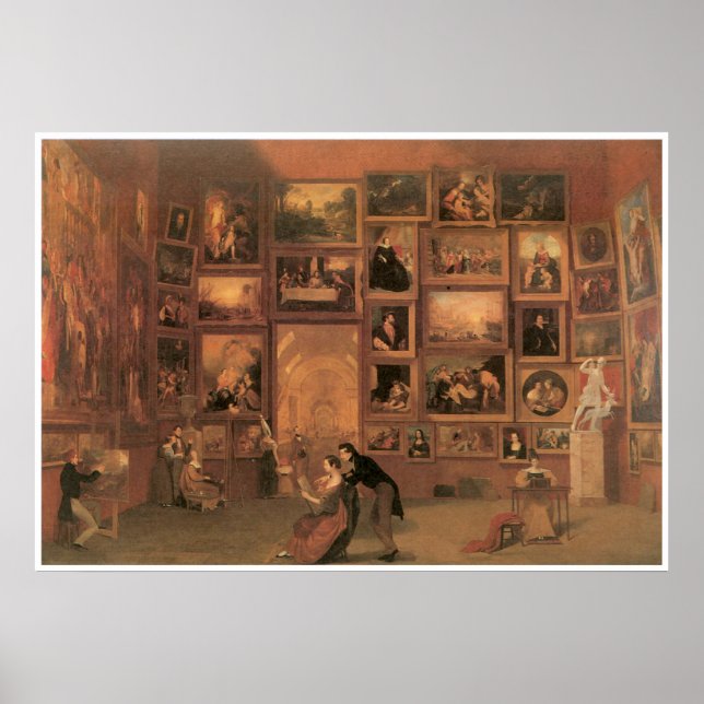 Gallery of the Louvre 1831-33 Poster (Framsidan)