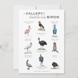 Gallery of Uppenbarligen Doofy Birds 5x7-kort