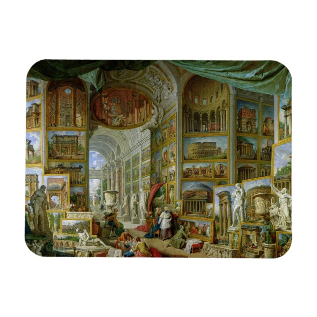 Gallery of Views of Ancient Rom, 1758 Magnet (Horisontell)