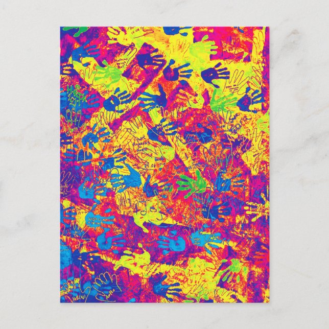 Gallery öster, Berlinmuren, Händer (5) Vykort (Framsida)