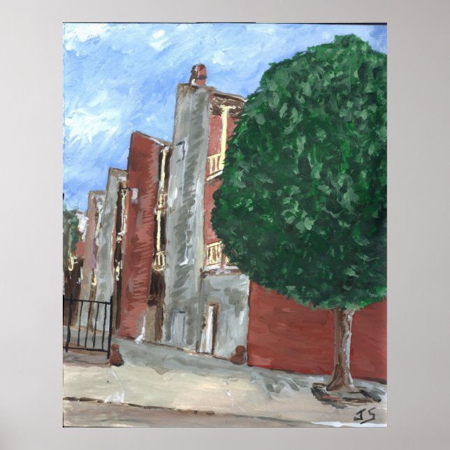 Gallery Row på Camp St och Julia. Poster (Framsidan)