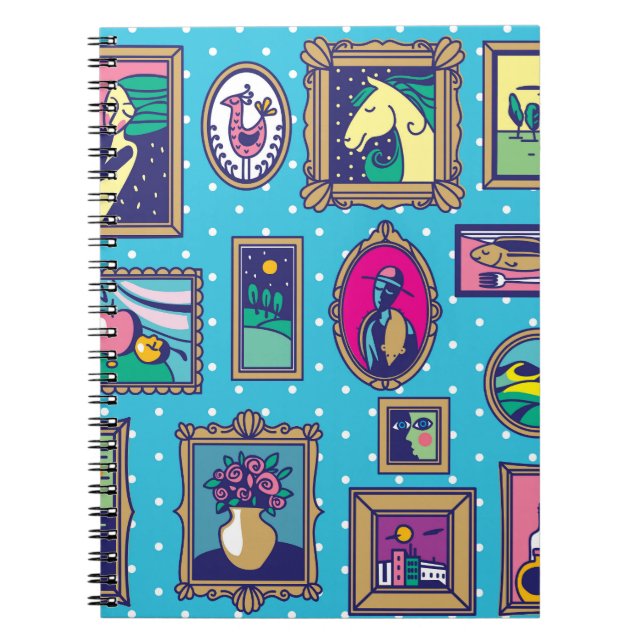 Gallery Wall: Diverse Bild-samling Anteckningsbok (Framsidan)