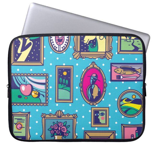 Gallery Wall: Diverse Bild-samling Laptop Fodral (Framsidan)