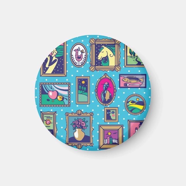 Gallery Wall: Diverse Bild-samling Magnet (Framsidan)