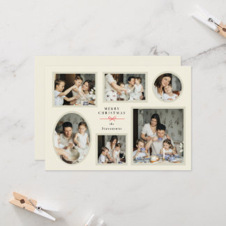 Gallery Wall Holiday Card Inbjudningar