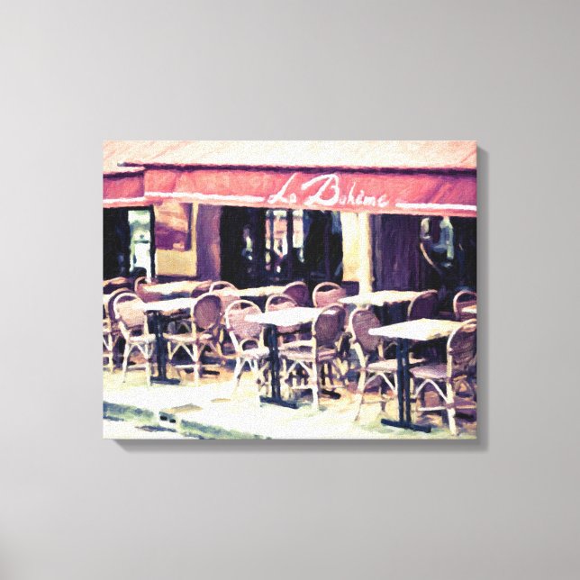 Gallery Wrap Art i La Boheme Paris Canvas (Framsida)