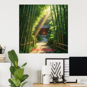 Gallery Wrap My Paradise Poster