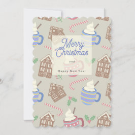 Galletas y chocolate julkort