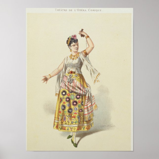 Galli Marie i rollen som Carmen Poster (Framsidan)