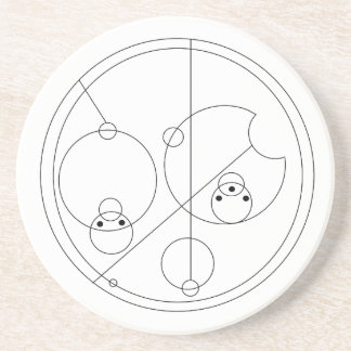 Gallifreyan älskar jag dig kustfartyget underlägg sandsten