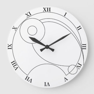 Gallifreyan Clock Stor Klocka
