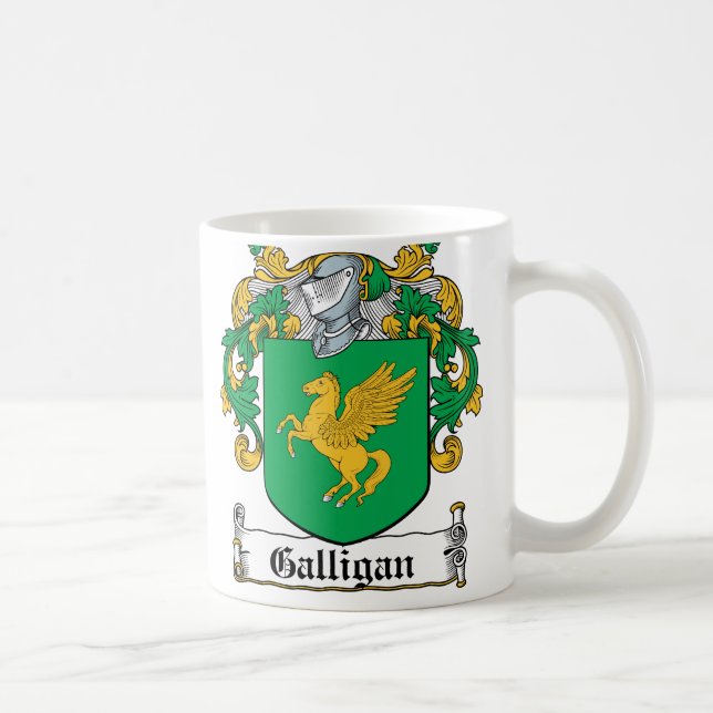 Galligan familjvapensköld kaffemugg (Höger)