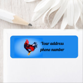 gallinacitet, tupp mini padfolio returadress etikett