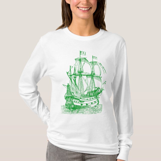 Gallion - Grass Grönt T-shirt (Framsida)