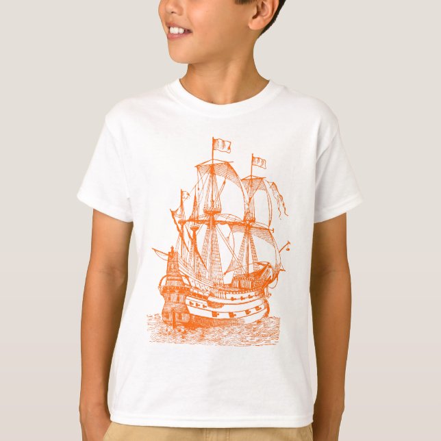 Gallion - Orange T-shirt (Framsida)