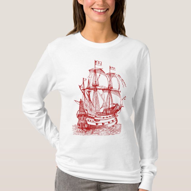 Gallion - Ruby Red Tee Shirt (Framsida)