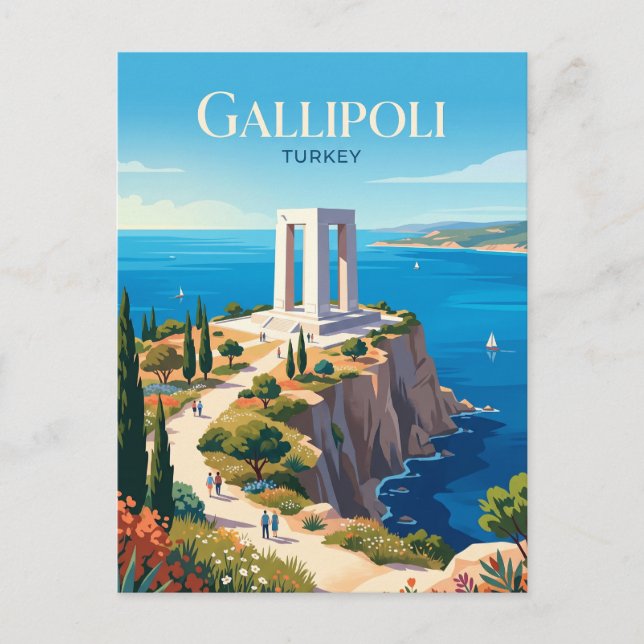 Gallipoli-halvöns historiska nationalpark vykort (Framsida)