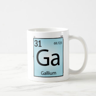 Gallium (Ga)inslagmugg Kaffemugg