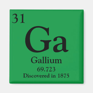 Gallium Periodic Bord Magnet