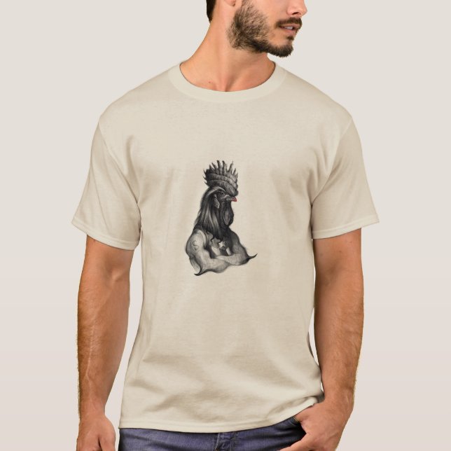 Gallo de pelea t shirt (Framsida)