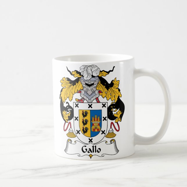 Gallo familjvapensköld kaffemugg (Höger)