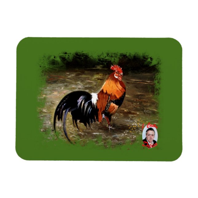 Gallo/Galo/Rooster Magnet (Horisontell)
