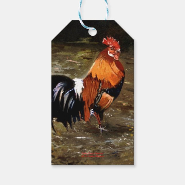 Gallo/Galo/Rooster Presentetikett (Framsidan)