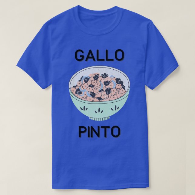 Gallo Pinto Food Addict T Shirt (Design framsida)