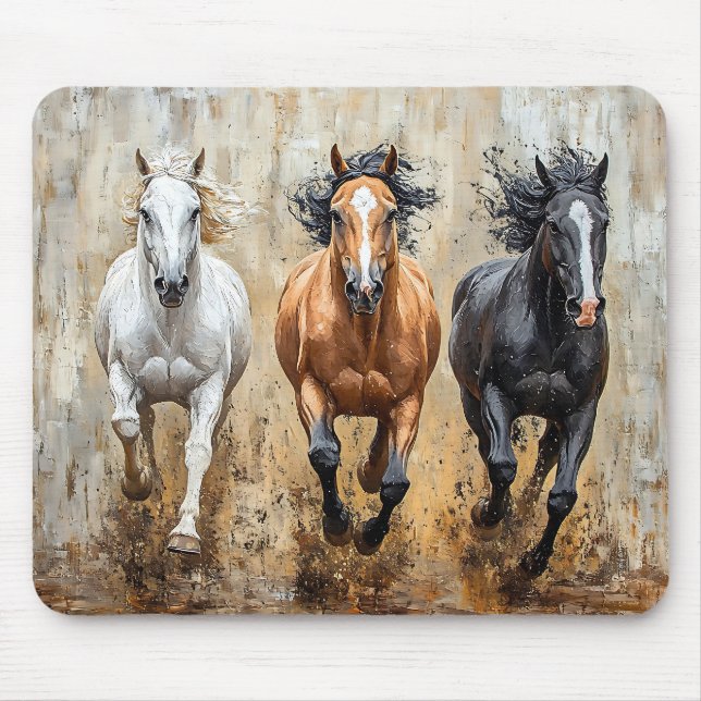 Galloping av hästtyp musmatta (Framsidan)