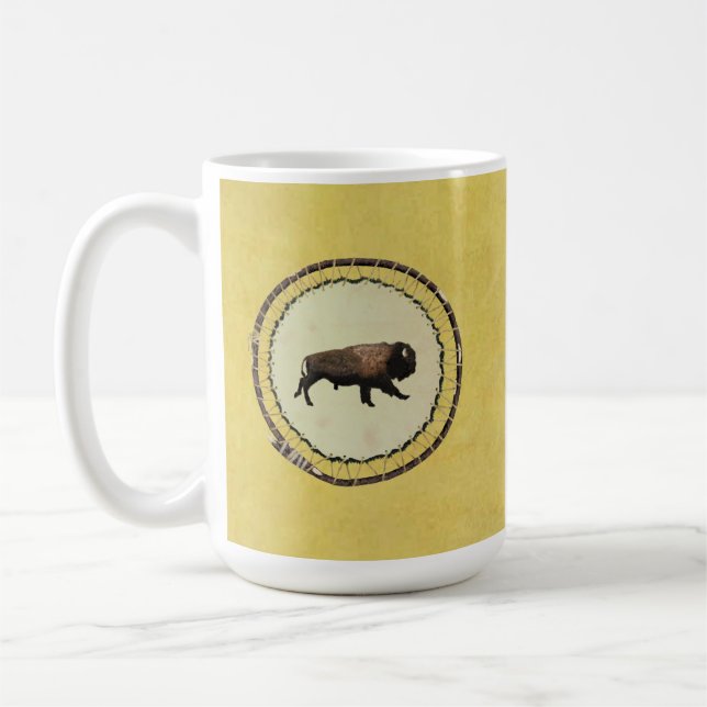 Galloping Bison Kaffemugg (Vänster)