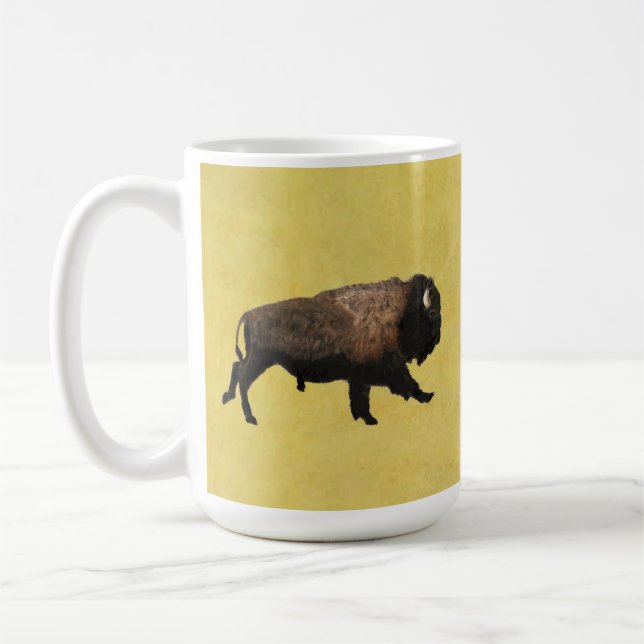 Galloping Bison Kaffemugg (Vänster)