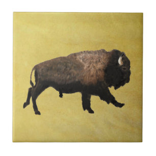 Galloping Bison Kakelplatta