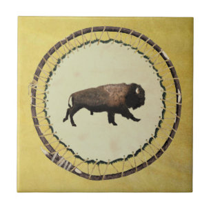 Galloping Bison Kakelplatta