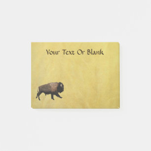 Galloping Bison Post-it Block