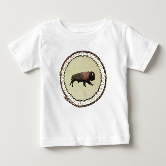 Galloping Bison T Shirt (Framsida)