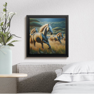 Galloping genom skuggan poster
