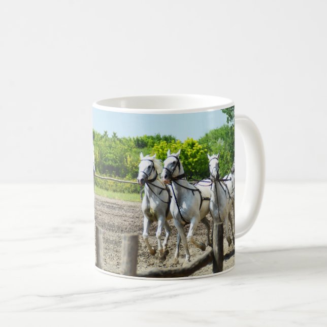 Galloping-hästar Kaffemugg (Framsida höger)