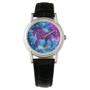 Galloping Horse Animal Art Personlig Armbandsur