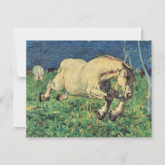 Galloping Horse av Giovanni Segantini, Vintage Art