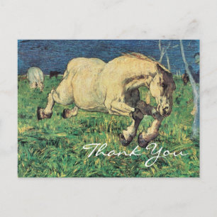 Galloping Horse av Giovanni Segantini Vykort