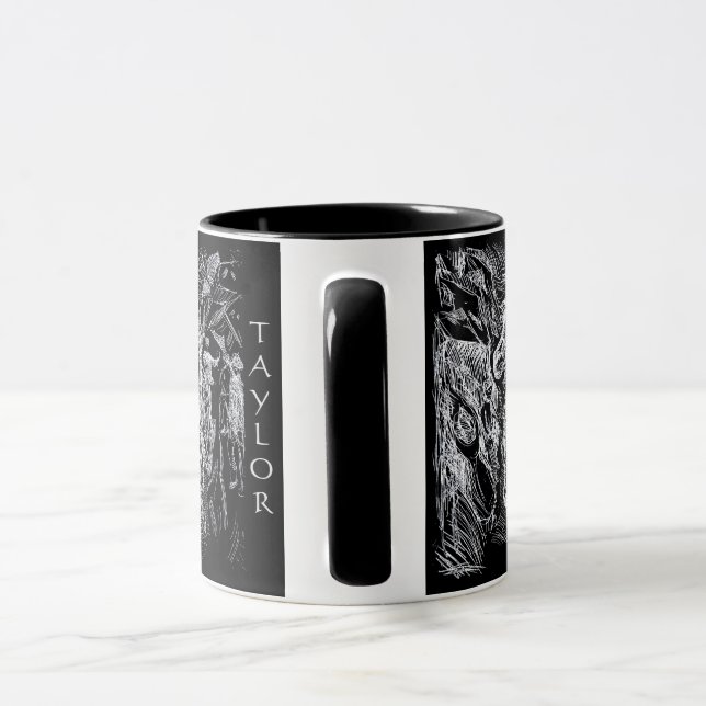 Galloping Horse – Edvard Munch Personalized  Mugg (Handtag)