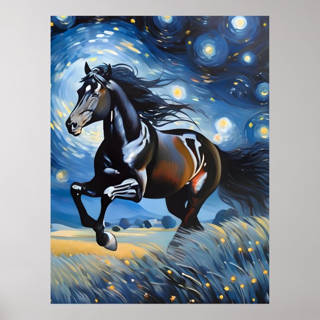 Galloping Horse Poster (Framsidan)
