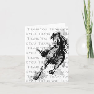 Galloping Horse Sketch Tack Kort