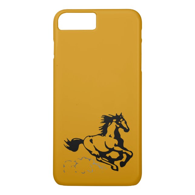 Galloping Horse Vild och Free Case-Mate iPhone Skal (Baksida)