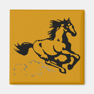 Galloping Horse Vild och Free Magnet