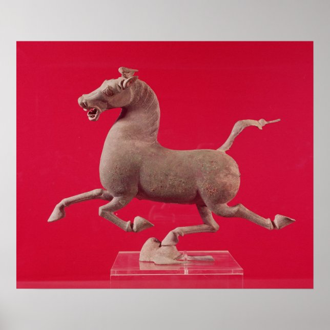 Galloping horse with one Hoof Reston a a Poster (Framsidan)