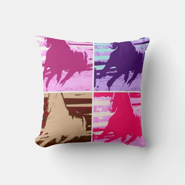 Galloping Horses Kudde (Framsida)