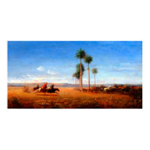 Galloping med tre rader över en slinga